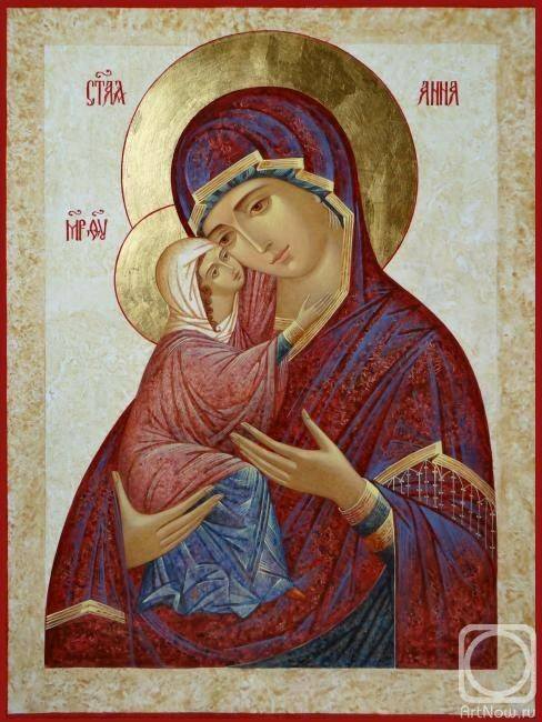 Sfanta Ana cu Sfanta Fecioara Maria
